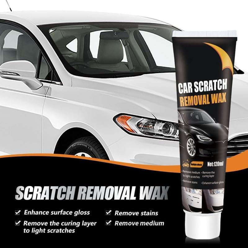 5 Seconds Car Scratch Repair Paste, Car Scratch Remover for Vehicles, Fix Car Scratch Car Paint Repair Scratch Removal, Car Paint Scratch Repair Polishing Wax Kit for Car Deep Scratches - Image 4