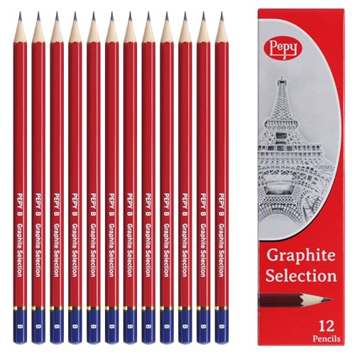 Crayons à dessin professionnels B Pepy Aero au quotidien pour carnets de croquis et ateliers