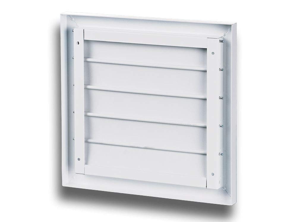 Rejilla de ventilación con láminas y cierre automático