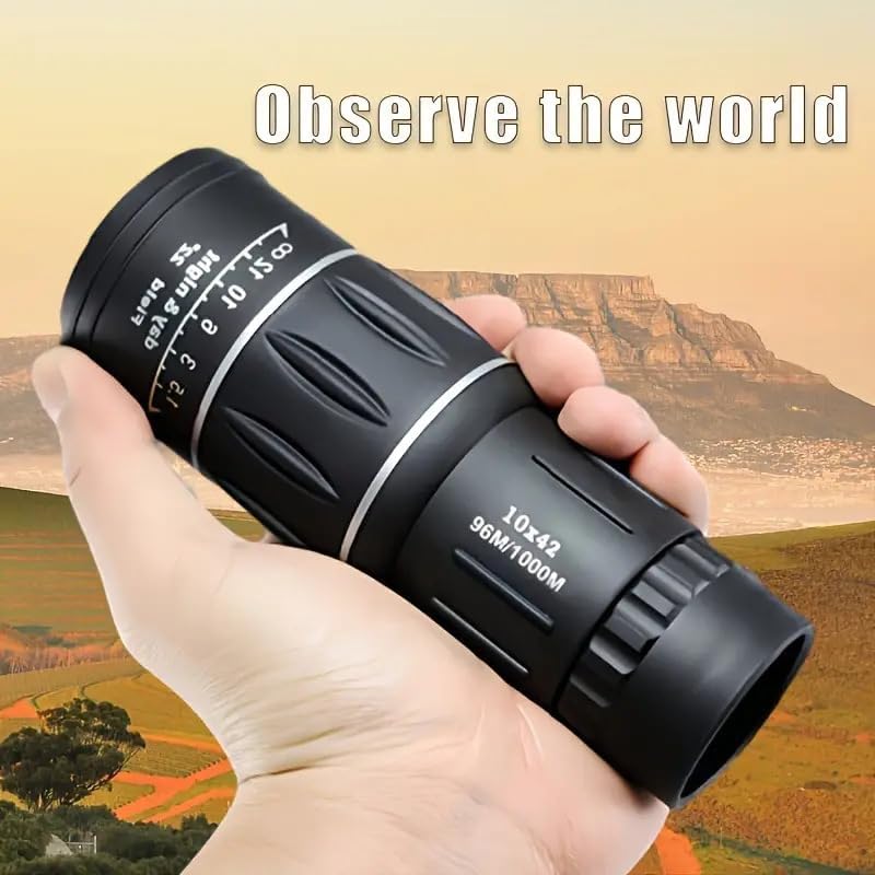 16X52 HD Monocular Telescope, High Contrast & High Resolution Images, Portable Waterproof, HD Monocular Scope for Bird Watching Hiking Camping Travelling - Image 3