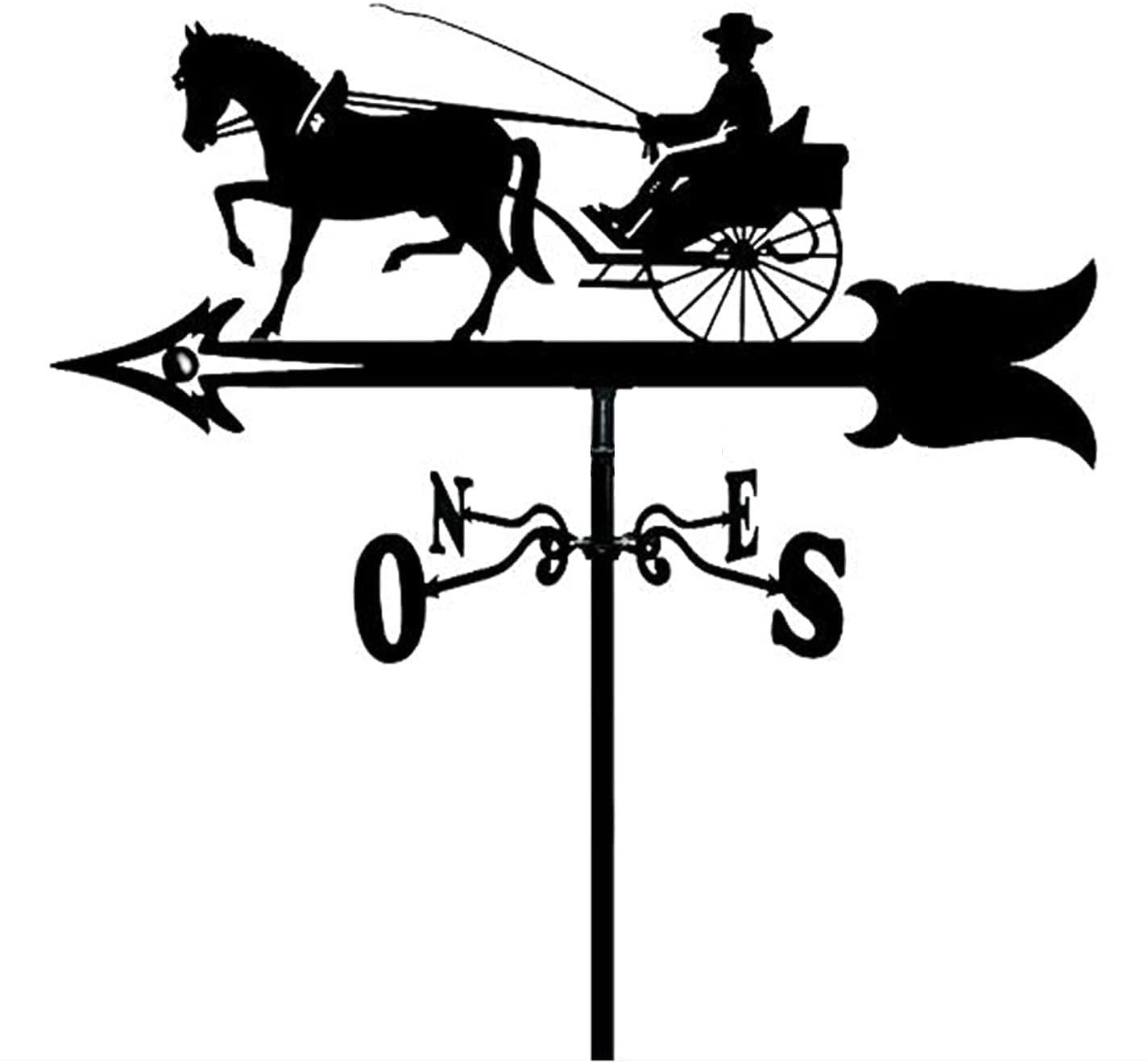 TAXXII wind vane Weathervane,Wind Direction Indicator Metal Weather Vane Weathervane With Animal Silhouette Ornament Mfor Outdoor Roof Garden Mount Yard Decor Wind Weathercock,Normal