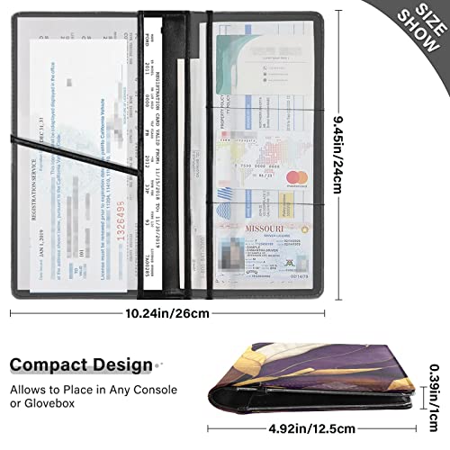 Organizador de Documentos Bifold Morado miniatura 3
