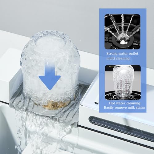 Évier de cuisine multifonction anti-éclaboussures à cascade LED - 7