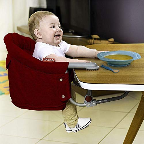 Cadeira De Alimentacao De Encaixe Em Mesa Easy Firm Vermelho Weego - 4051, Weego, Vermelho