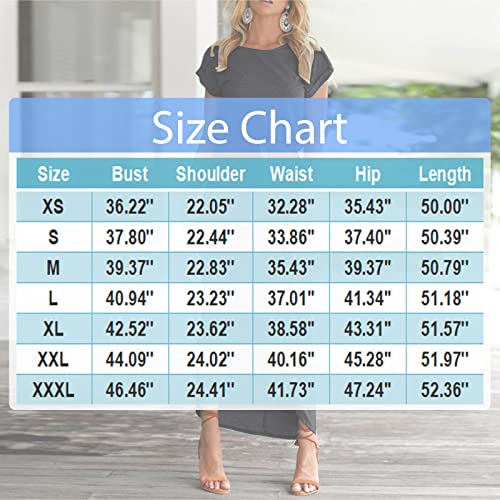 Baxlimek T Shirt Dresses For Women,2023 Summer Casual Comfy Crewneck Short Sleeve Lace Up Beach Dress,Trendy Irregular Slit Hem Sundress,Elegant Plain Ruched Maxi Dress Office Wear(A-Khaki,S) #TOP5