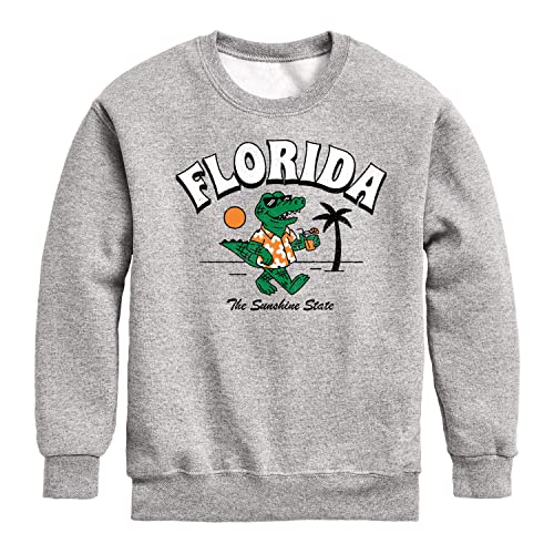 Instant Message - Florida, The Sunshine State - Toddler & Youth Crewneck Fleece Sweatshirt