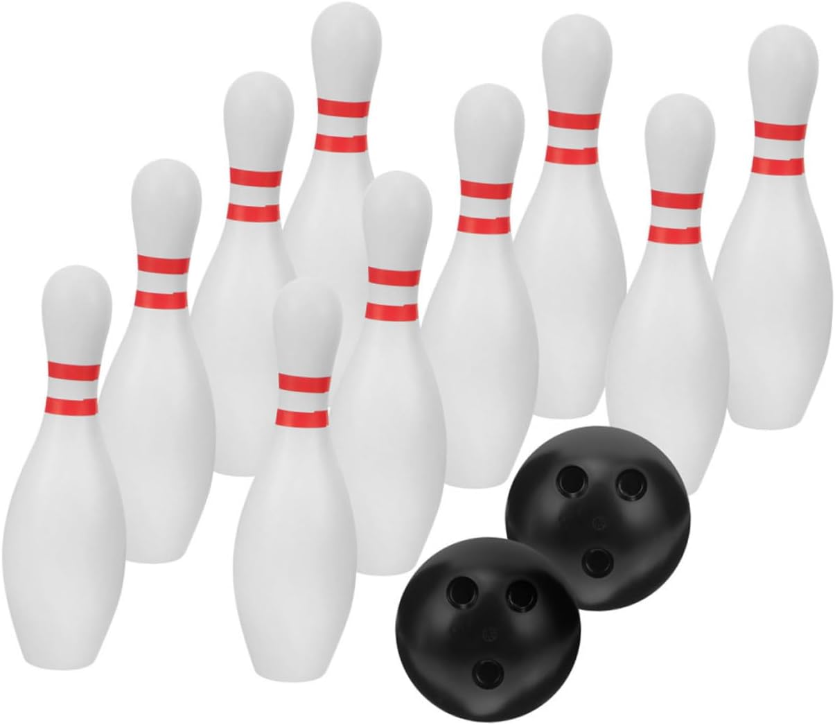 Yardwe 2Sets Mini Bowling Game Bowling Accessories for Engaging Family Activity for Parties and Gatherings Compact Bowling Pins Balls Promotes Active