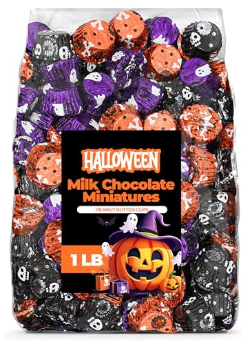Halloween Milk Chocolate Peanut Butter Miniature Cups – 1 LB
