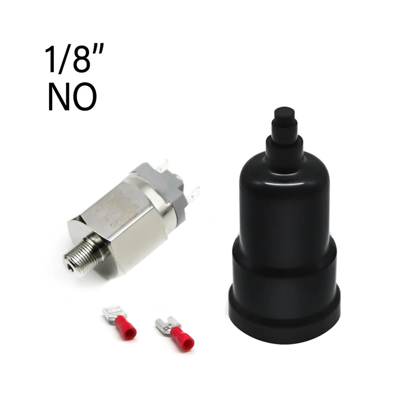 Interrupteur hydraulique à membrane micro-réglable 1/4" à 1/8" QPM11-NC / QPM11-NO, filetage externe de la ligne de pressostat(QPM11 1 8 NO)