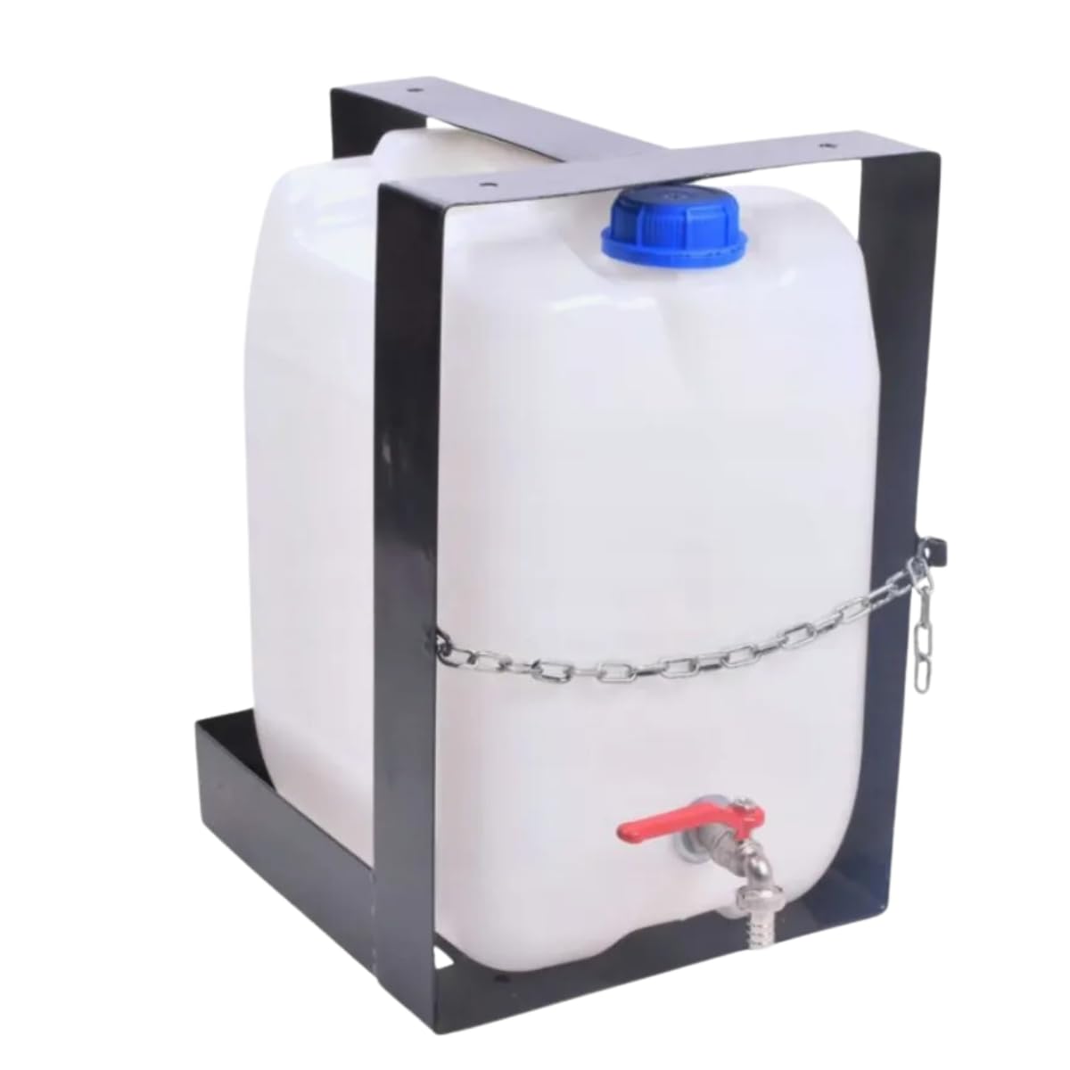 Wasserkanister 20l aus Kunststoff, Wasserbehälter mit Hahn, Trinkwasserkanister Kanister Behälter Wassertank, Kunststoffkanister, für Haus-, Garten-, Auto- und Camping usw, dichten Verschluss