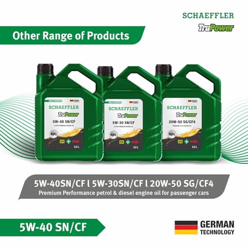 Image of 5W-40 Fully Synthetic Engine Oil for Cars | Ultra Premium Engine Oil for Diesel & Petrol Engines (SN /CF, 3.5L)