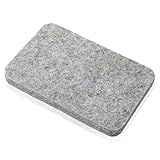 Mieux que les tapis en mousse et en lin : la surface de travail en feutre haute densité est fabriquée en laine feutrée solide et empêche efficacement la pénétration profonde des fibres. Les fibres de laine avec un enchevêtrement insuffisant sur la surface sont faciles à enlever. Le tapis en feutre naturel, épais et ferme est un kit d'outils idéal pour le feutre aiguilleté et vous évite les problèmes de fibres collées sur les tapis en mousse