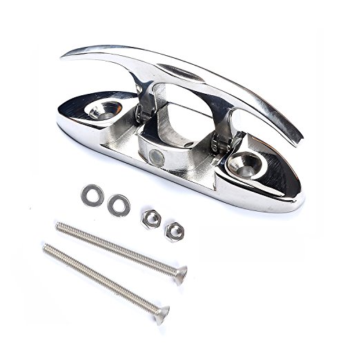 SHENGHUI 6 Inch Boat Folding Cleat Dock Deck Flip Up Flush Mount Boat