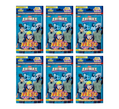 Image of Topps Animax 2024 Official Naruto Collectible Card Game(Multipack of 6)