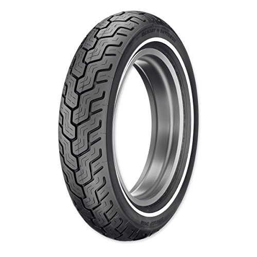 Dunlop Harley-Davidson D402 Rear Motorcycle Tire MT90B-16 (74H) Slim White Wall - Fits: Harley-Davidson CVO Dyna Wide Glide FXDWGSE 2001