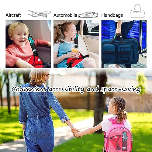 Kinder Auto Gurtpolster, Sicherheitsgurt Schulterpolster Set, Auto Gurtkissen,Abnehmbar, Hochwertiges Gurtpolster für Mädchen und Jungen