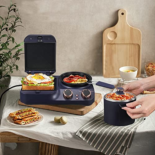 Mindore 3 in 1 Breakfast Station, Electric Retro Toaster Breakfast