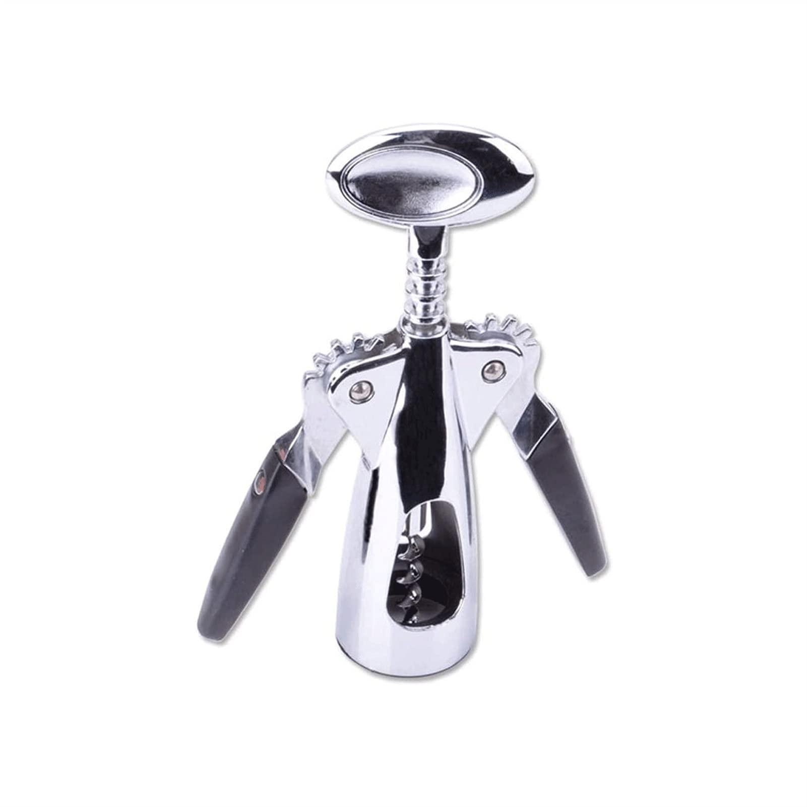 Sacacorchos eléctrico Multifuncional para Botellas de Vino, Ideal para el hogar, la Cocina y restaurantes. Color Plata.