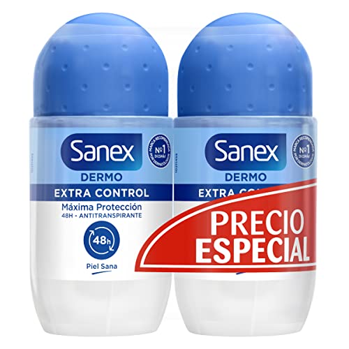 Sanex Dermo Extra Control, Desodorante Hombre o Mujer, Desodorante...
