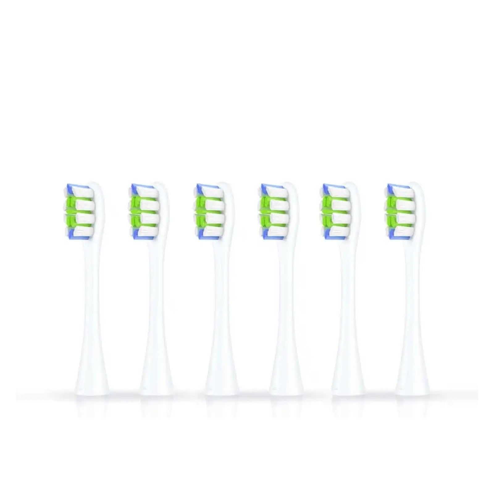Kompatybilny z elektrycznymi szczoteczkami do zębów Oclean Sonic, kompatybilny z modelami Oclean Flow, X PRO Elite, X PRO, F1, Z1, One, Air2(6 pcs white)