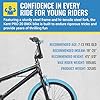 Kent International PRO 20-20 Inch BMX Bike with Front & Rear Hand Brakes and Padded BMX Saddle - Sturdy Bicycle for Kids with Adjustable Handlebar - Black/Turq #5