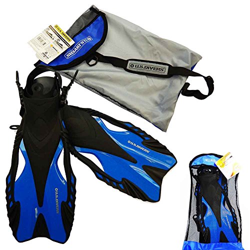 US Divers Borneo Dual Composite Vented Fin Blade Snorkeling Fins Small Medium