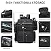 Rabjen Fishing Tackle Backpack with Rod Holders, Bottle Holder, Storage Bag Store Fishing Gear