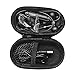 ZFRE Headphones Carrying Case, Travel Portable Storage Bags for Bluetooth Wireless Headphones, Cords, Cable, iPhones Earbuds, Charger, Airpods, USB Flash Driver, MP3(Oval)