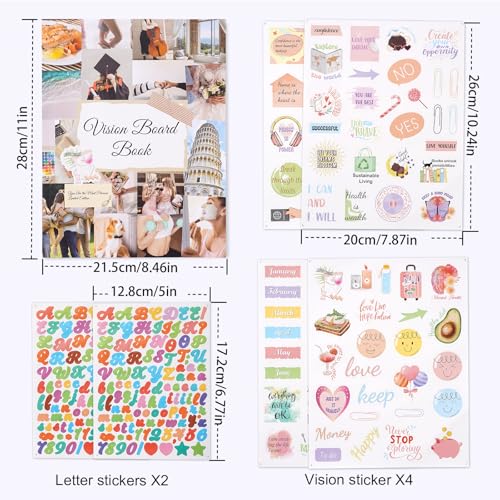 Libro de tablero de visión para conectar con tus sueños y proyectos de vida 4