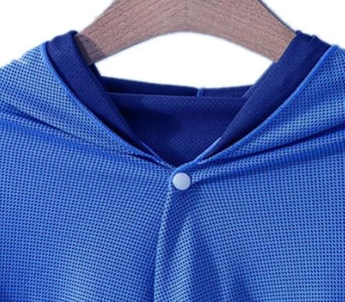 Man Women Long Sleeve Shawl Wrap Cardigan Open Front Instant Cooling Hooded Towel Drape Cape Outdoor Sports Sunscreen2