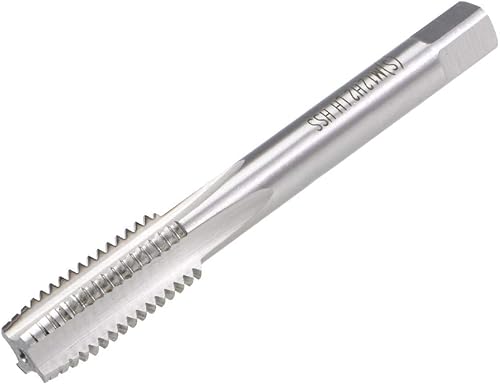 uxcell - Grifo métrico para máquina (paso de rosca izquierda, H2, 4 flautas, acero de alta velocidad)