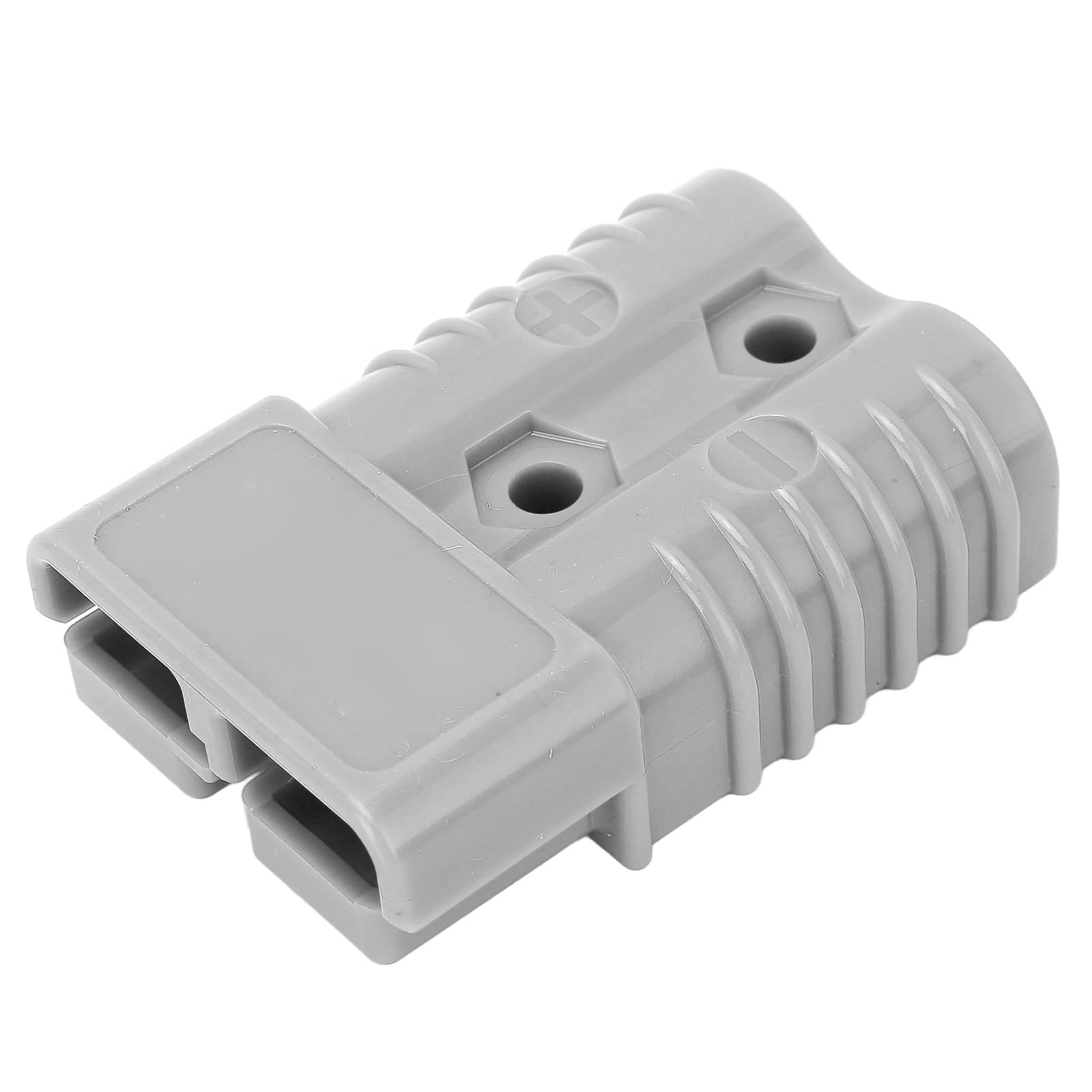 SB175A Connecteur de batterie avec terminal, câble de batterie, connecteur rapide 175 A 600 V, connecteur robuste pour chariots élévateurs et bateaux, matériau (gris)