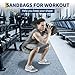 Garvee Sandbag for Fitness Weights Training,25-75 LBS Adjustable Weighted SandBag for Strength Powerlifting Running Home Gym Exercise,Black