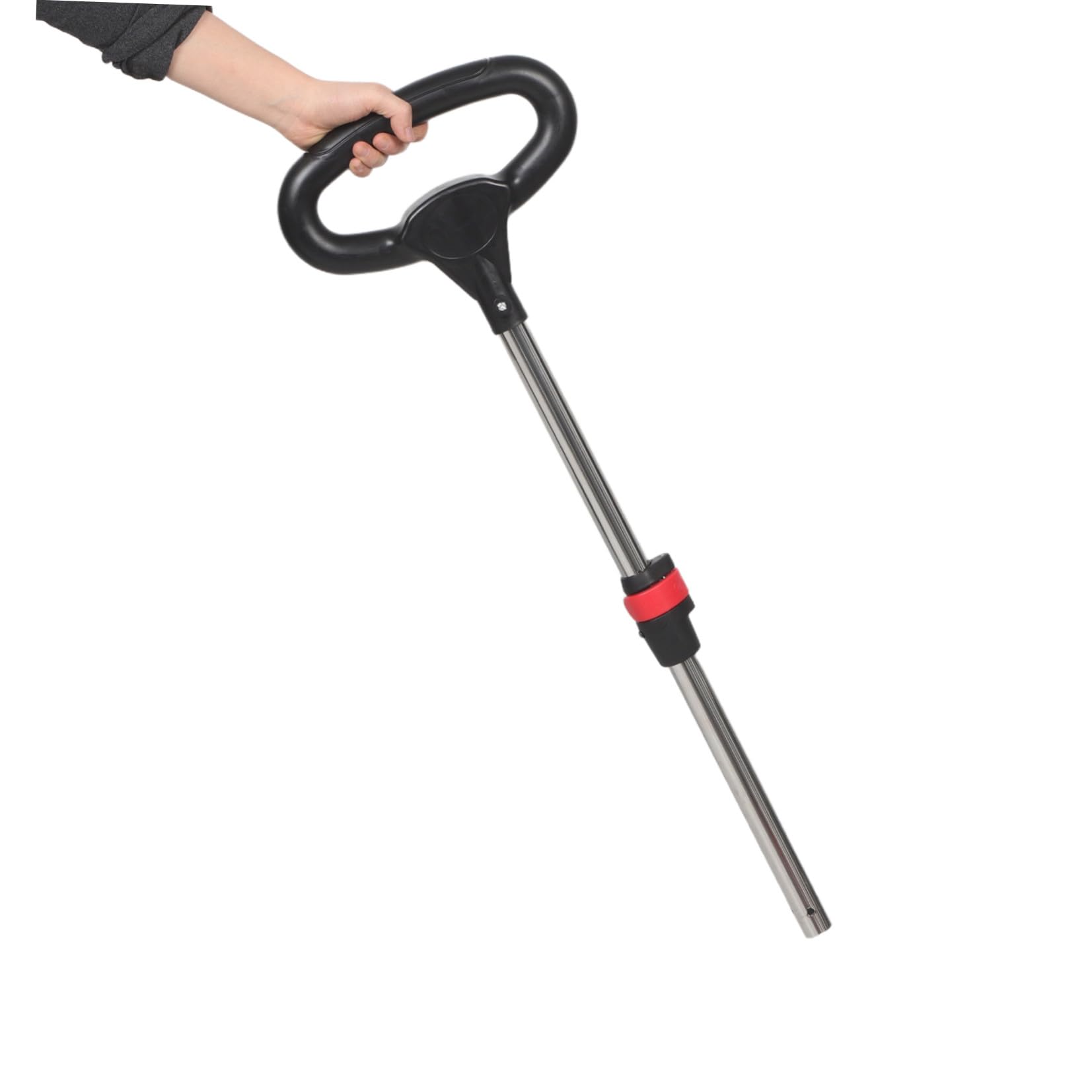 EXCEART Reemplazo de Asa Ergonómica para Carrito de Compras y Cochecito, Manillar Ligero de Acero Inoxidable y Plástico para Paseos Largos y Salidas Diarias
