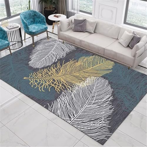 Tapis chambre bébé bleu hypoallergénique facile à laver