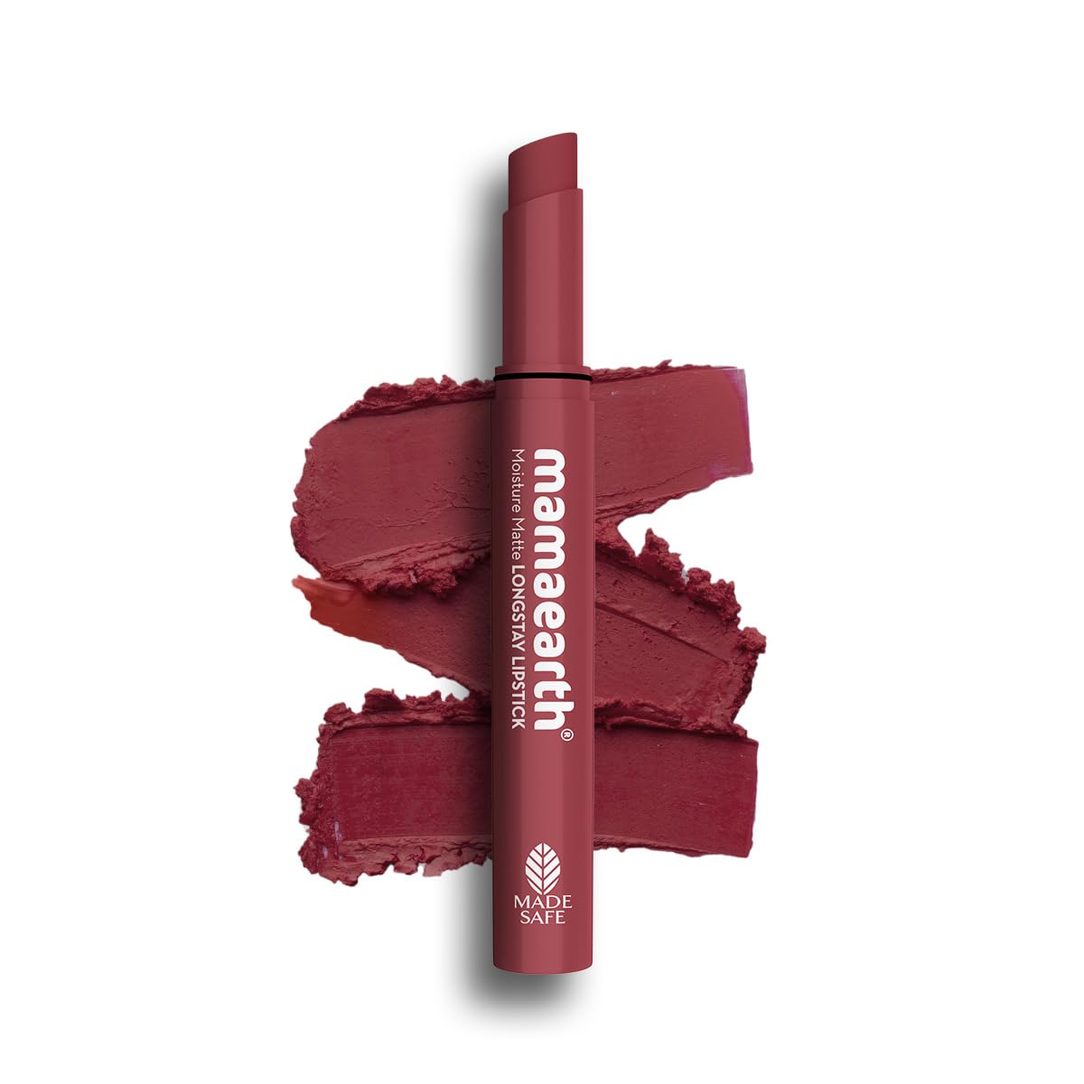 Mamaearth Moisture Matte Longstay Lipstick with Avocado Oil & Vitamin E for 12 Hour Long Stay- 02 Plum Punch - 2 g