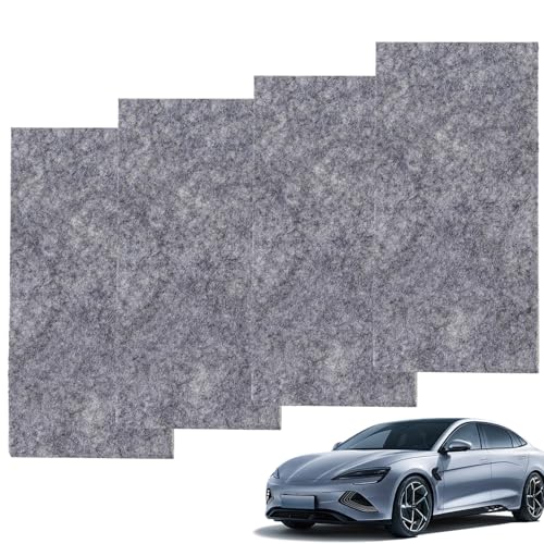 HUAREW Nano Sparkle Cloth 4 Pack Nano Magic Cloth for Car Scratches Car Scratch Remover Cloth Nano Cloth Car Scratch Remover Easy to Repair Small Scratched Water Spots for All Car