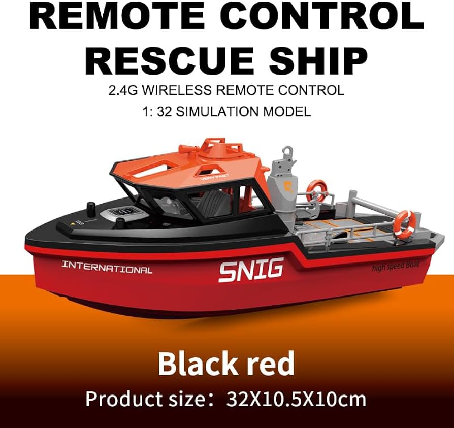 Amazon.com: Ssccgym RC Jet Boat Remote Control Boat Port Tugboat