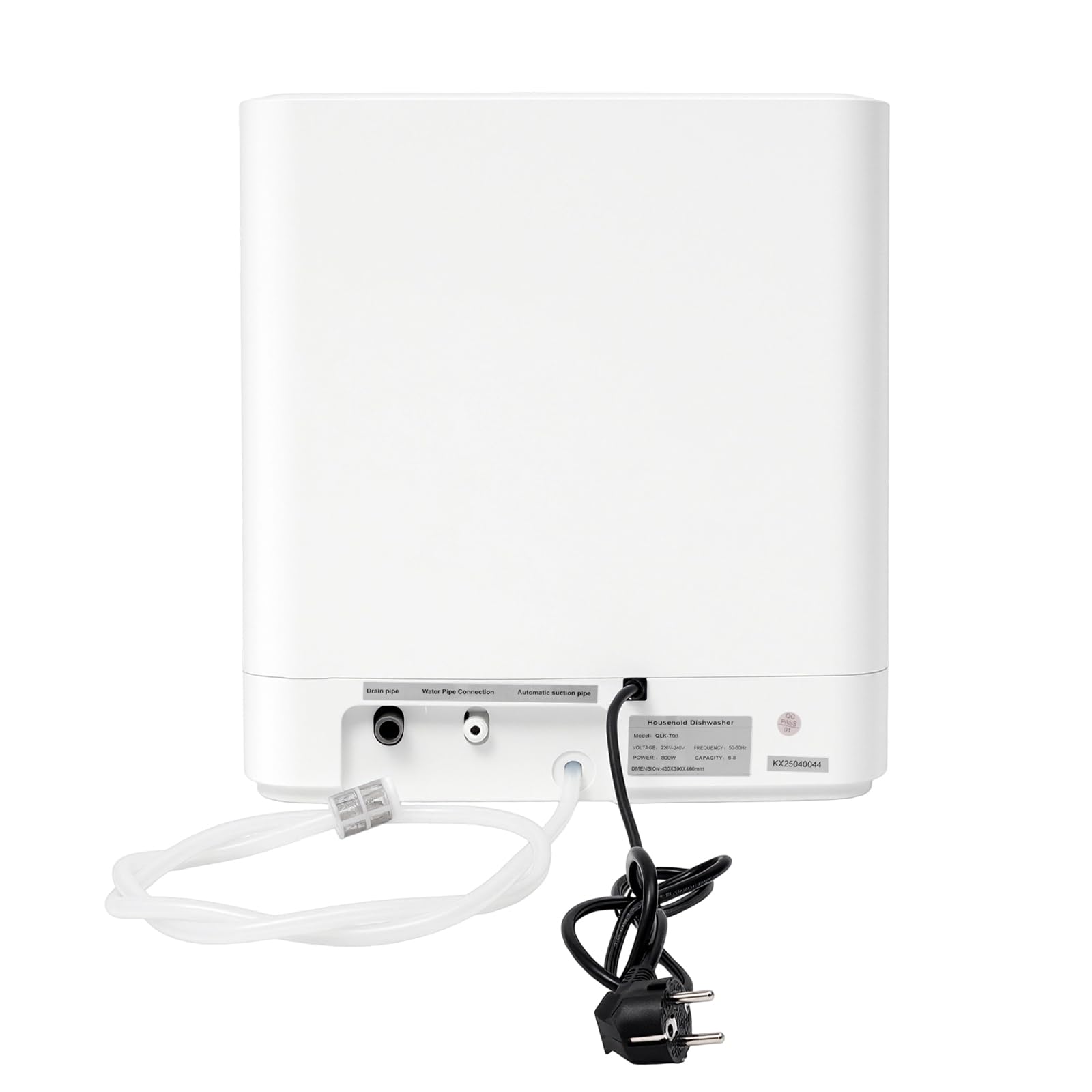 Zmywarka do naczyń, mini zmywarka do naczyń z 2 poziomami, 4 tryby czyszczenia, 72 godziny bezzapachowy, wyświetlacz LED, mała zmywarka do naczyń, do kuchni, mieszkania, akademika
