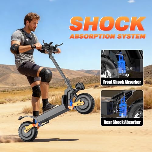 ASKGO Electric Scooter for Adults, Dual Motor 3000W Off-Road