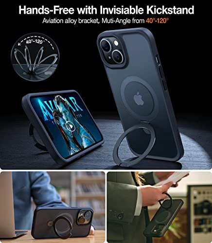 TORRAS Invisible Magnetic Stand for iPhone 14/13 Case - Image 2