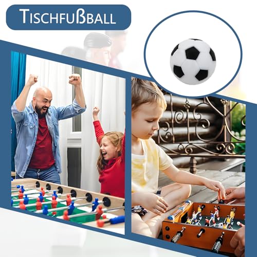 oooaooo 20 Stück Tischfußball Kickerbälle, Tischkicker Bälle Mini Fussball Tischfussball Bälle Kickertisch Interaktive Geschenke Baller Für Jungs Fussball Deko Für Kinder
