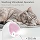 Euqvunn Katzenbürste mit Dampf mit Auslöseknopf, [Ultra-Leises Design/Komfort-Griff] Pet Dampfbürste Katze Steamy Brush Hundebürste Wiederaufladbar Katzen mit Spray für Katzen, Hunde, Kaninchen