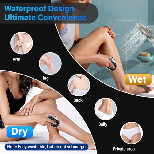 Electric-Razors-for-Women-Shaver-3-Blade-Shaver-with-Detachable-Magnetic-Head-Waterproof-and-Rechargeable-for-All-Body-Use-with-LED-Display
