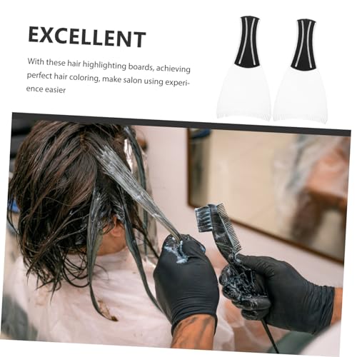 2pcs hair dye boards for highlights professional coloring tool for salon personal use precise application for beautiful highlights