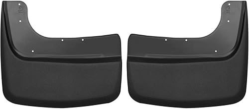 Husky Liners Protectores de barro traseros | Compatible con Ford F-350/F-450 Super Duty 2017-2024 Dually - Negro, 2 piezas | 59481