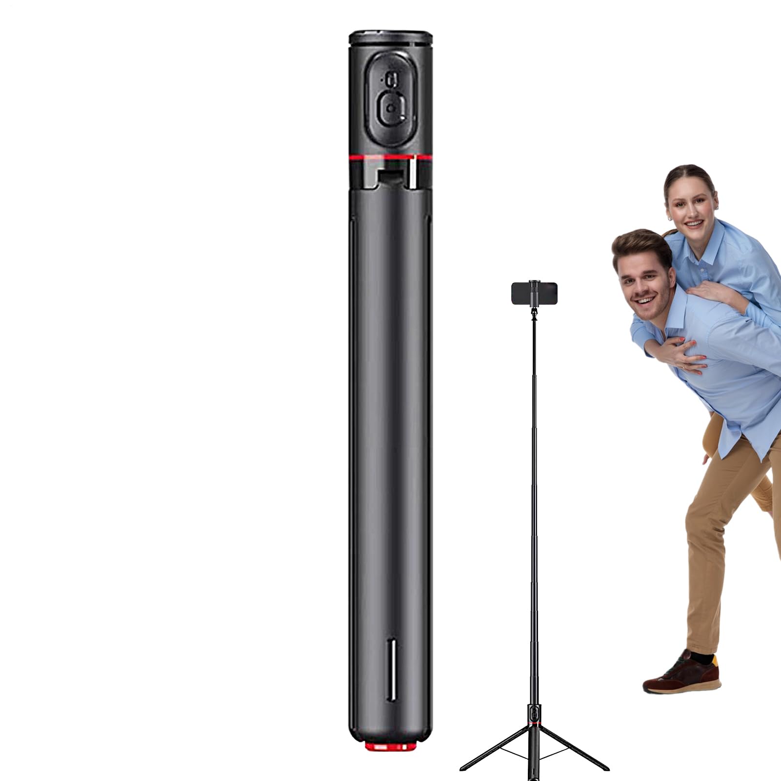 Selfie Stick Telefono Supporto Magnetico Rotante A 360 Gradi | Treppiede Selfie Stick Wireless Per Cellulare Supporto Fotografico Per Palestra, Cucina, Escursionismo, Famiglia E