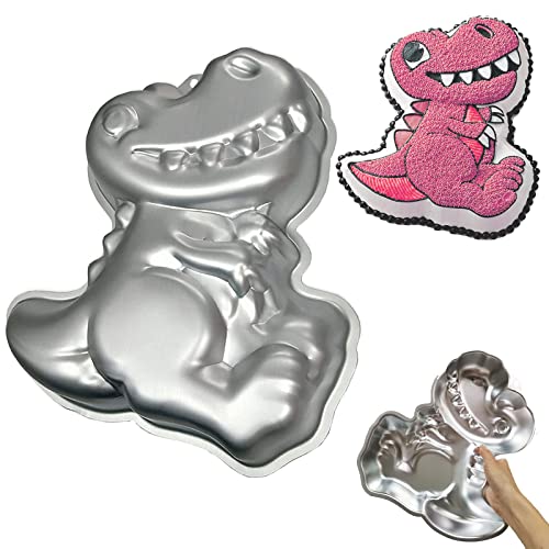 Yuemuop Stampo 3D per dolci a Dinosauro, Teglie