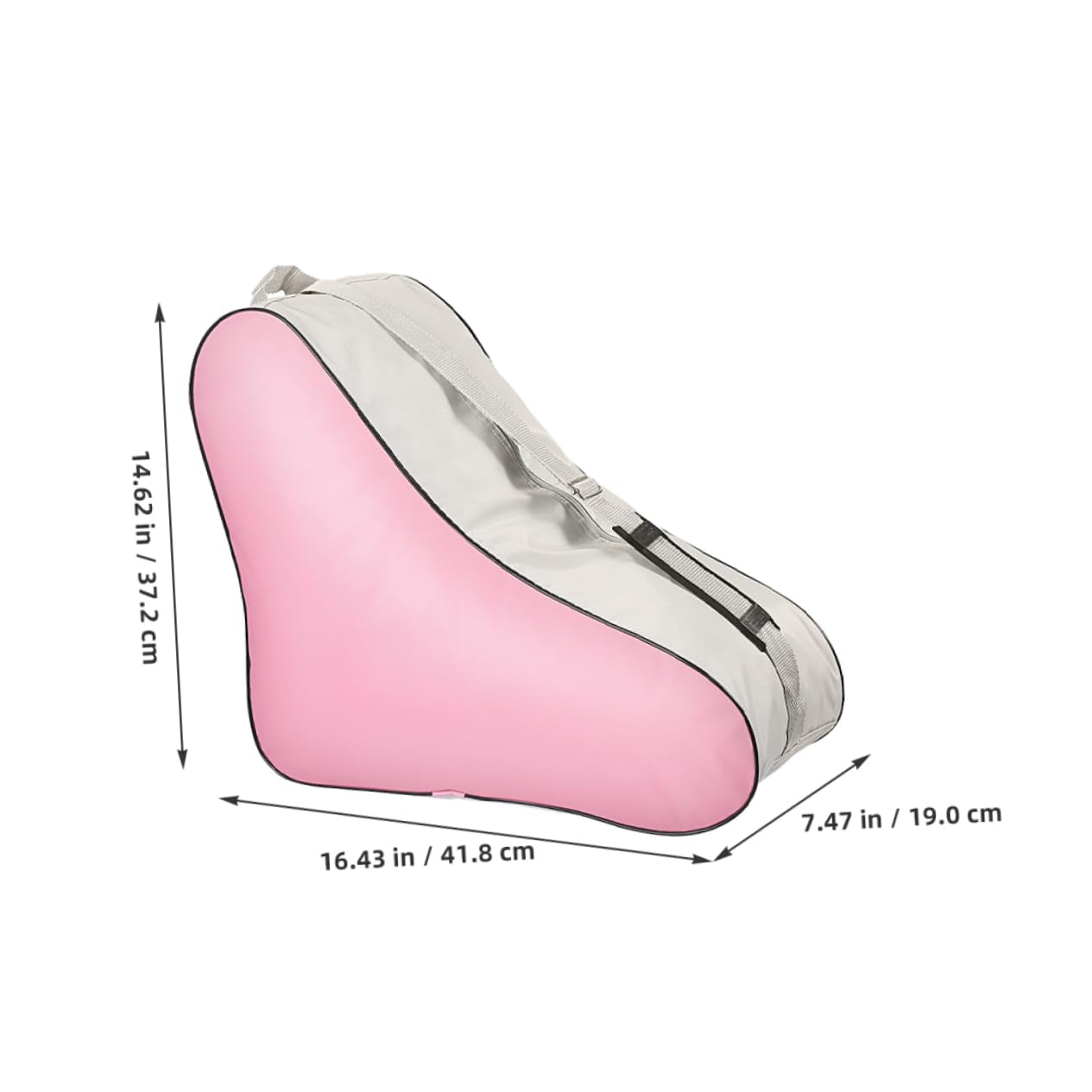 VANZACK Skate Bag Mesh Sports Handbag for Roller Skating Carrying Case for Hockey Gear Ice Skating Accessory Tote