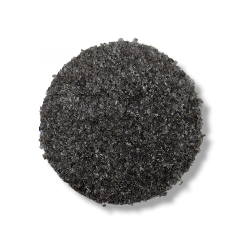 NORAIZGEMS AAA+ Crushed Black Obsidian Gemstone Dust Powder: Natural Obsidian Gemstone Powder Crushed Sand for Woodwork, Ring Inlay, Healing Stone